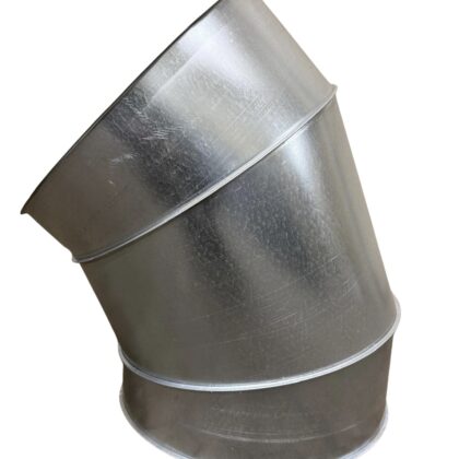 Kolano segmentowe ocynkowane Ø160-45st